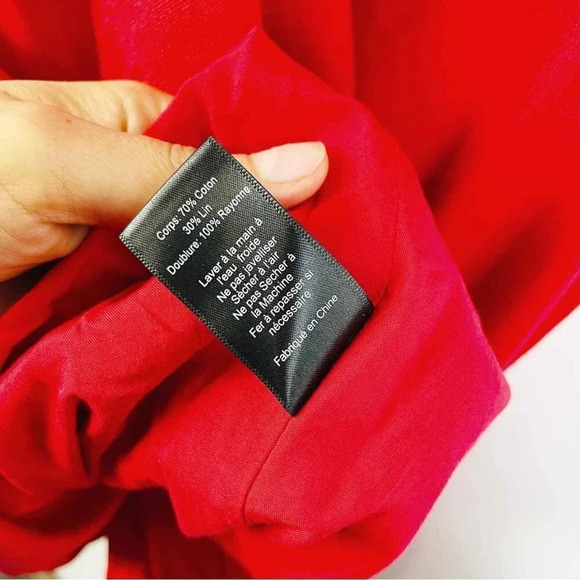 All In Favor Ruffle Mini Dress Tie Front Sleeveless Casual Party Sundress Size L - Picture 8 of 11